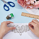 Шитье из латуни со стразами DIY-WH0409-85-3