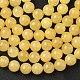 Естественный желтый нефритовый шарик нити G-K121-01-8mm-4