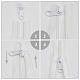 Аксессуары для одежды DIY-WH20010-25B-04-6