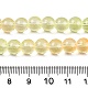 Выпечка расписные прозрачные стеклянные бусины DGLA-M001-8mm-08-5