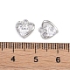Латунные микропаве прозрачные подвески с фианитом KK-K351-45D-P-3