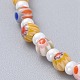 Millefiori стеклянные браслеты AJEW-AN00272-2