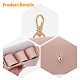 Портативный футляр для хранения сережек из искусственной кожи FIND-WH0152-608-3