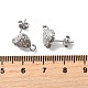 Латунные серьги-гвоздики из циркония KK-Z102-12P-2