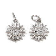 Латунные микро проложить кубического циркония подвески KK-B150-02P-02