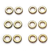 Латунные микро проложить Цирконий Европейский бисером KK-B028-18G