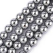 1strand класс немагнитного синтетический гематит бисер пряди X-G-S096-10mm-3