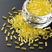 Прозрачные цвета блестящие стеклянные бусины из стекляруса SEED-N005-001-A12