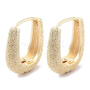 Фактурные серьги-кольца из латуни KK-B082-22G