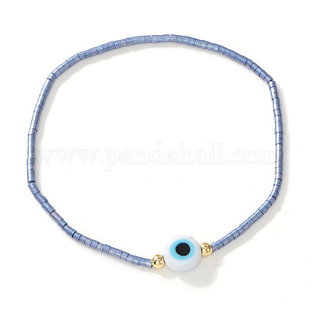 1шт стеклянные бусины эластичные браслеты KP5513-9-1