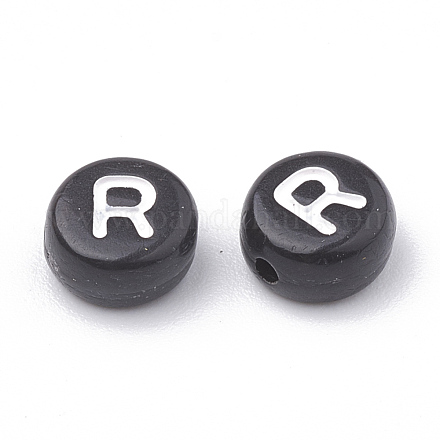 Непрозрачные акриловые бусины SACR-N002-02R-1