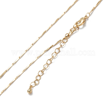 Ожерелья с цепочкой из латуни NJEW-K123-04G-1