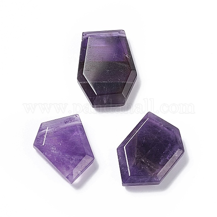 Подвески из натурального аметиста  G-C002-01G-1