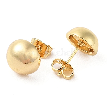 Серьги-гвоздики из латуни для женщин EJEW-G394-18D-G-1