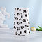 Rectangle Paper Bags, No Handle, for Gift & Food Bags, Paw Print, 13x8x24cm