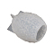 DIY Silicone Plumeria Flower Pattern Egg Candle Molds, for Scented Candle Making, White, 6.8x8.1cm, Inner Diameter: 4.4cm