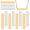 12Pcs 2 Colors 304 Stainless Steel Connector Charms, Rectangle, Platinum & Golden, 35x6x1.5mm, Hole: 1.5mm, 6pcs/color