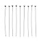 304 Stainless Steel Head Pins, Stainless Steel Color, 40mm, Head: 2mm