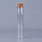 Empty Glass Bottles, with Cork Stopper, Wishing Bottle, Clear, 2x10.75cm, Capacity: about 25ml(0.84 fl. oz), Bottleneck: 19mm in diameter
