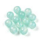 Resin Beads, Round, Two Tone, Aquamarine, 10mm, Hole: 2mm