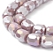 Electroplate Opaque Glass Beads, Faceted Barrel, Dark Slate Blue, 10x10mm, Hole: 1mm