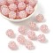 AB-Color Resin Rhinestone Beads, with Acrylic Round Beads Inside, for Bubblegum Jewelry, Pink, 14x12mm, Hole: 2~2.5mm