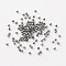 Iron Spacer Beads, Round, Gunmetal, about 2mm in diameter, 2mm wide, hole: 1mm