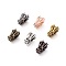 Tibetan Style Alloy Beads, Dragon Head, Mixed Color, 12x7.5x8mm, Hole: 3mm