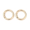 Alloy Spring Gate Clasps, Long-Lasting Plated, Rack Plating, Light Gold, 24.5x4.5mm