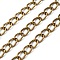 Oxidation Aluminum Cuban Link Chains, with Spool, Unwelded, Antique Bronze, 11.5x8x1.5mm, about 147.64 Feet(45m)/Roll