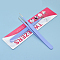 Stainless Steel Tweezers, Bend Head, Lilac, 11.6x1cm