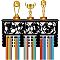 Rectangle Iron Medal Hanger Holder, with Screws & Anchor Plug & Nut & Shim Ring, Football, 200x400mm & 100x400x15mm