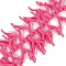 Opaque Acrylic Imitation Coral Beads Strands, Nuggets, Hot Pink, 46~48x34~35x7~8mm, Hole: 1.4mm, about 50pcs/strand, 18.50''(47cm)