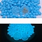 Luminous Sealing Wax Particles, for Retro Seal Stamp, Star, Deep Sky Blue, Packing: 125x90mm