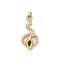 Brass Micro Pave Cubic Zirconia Pendants, Snake, Snake, 30x14x5mm, Hole: 5x2.5mm