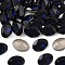 Preciosa® MAXIMA Crystal Fancy Stones, Czech Crystal, 435 12 601 Oval, Dura Foiling, 30280 Dark Indigo, 14x10mm