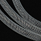 Plastic Net Thread Cord, Floral White, 10mm, 30Yards