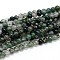 Natural Moss Agate Round Bead Strands, 8mm, Hole: 1mm, about 46~48pcs/strand, 15 inch