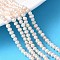 Natural Cultured Freshwater Pearl Beads Strands, Grade 2A++, Potato, PeachPuff, 3~4mm, Hole: 0.7mm, about 97~99pcs/strand, 13.31''~13.78''(33.8~35cm)