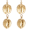 Beebeecraft 1 Box 4Pcs Durian Charms 14K Gold Plated Tropical Fruit King Pendant Dangle Charms with Jump Ring for Jewellery Making Necklace Bracelet DIY Crafts