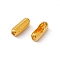 Golden Tone Iron Ball Chain Connectors, Color, 5mm long, 2.5mm wide, 2mm thick, hole: 1mm, Fit for 1.5mm ball chain