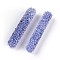 Glass Rhinestone Beads, For DIY Jewelry Craft Making, Tube, Sapphire, 32~33x6mm, Hole: 0.8mm