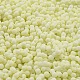 Непрозрачный матовый стеклянный бисер цвета макарон SEED-K009-12B-15-3