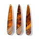Подвески из смолы и дерева WOOD-F015-01C-1