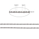 Шариковые цепи из нержавеющей стали марки 304 CHS-A002D-1.5mm-2