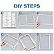 Рамка для изготовления бумаги из липы DIY-WH0016-17-2