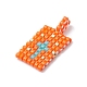 2 шт. подвески из стеклянных бусин PALLOY-MZ00246-05-4