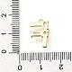 Латунные микро проложить кубического циркония подвески KK-M310-01G-06-3