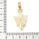 Кулоны с эмалью из латуни с прозрачным кубическим цирконием KK-S049-30G-3