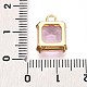 Латунные микро проложить кубического циркония подвески KK-N261-24C-G-3